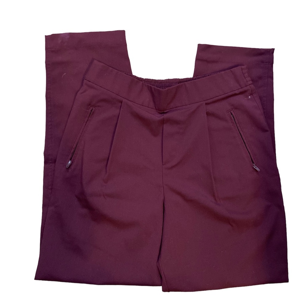 NWOT Gap Women’s Maroon Stretchy High Waist Pant Size Tall4